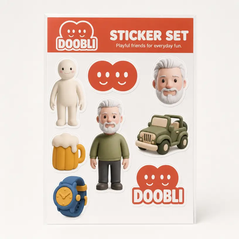 Set di adesivi Doobli